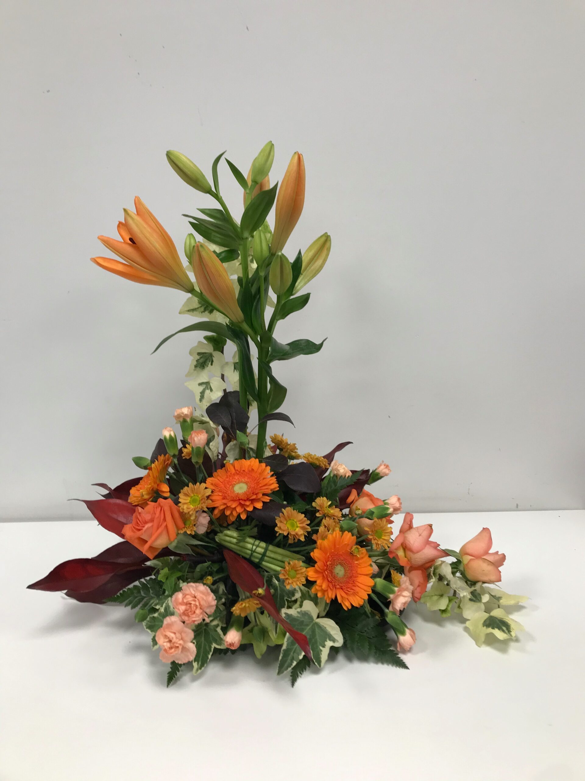Orange flower Bouquet by Flowers by Emne