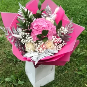Luxury Pink Hydrangea Bouquet