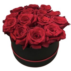Red Roses Hat Box