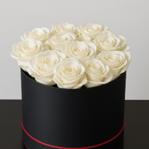 Timeless White Rose Box